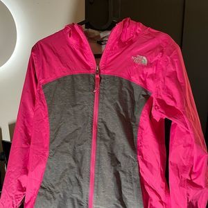 The north face little girls windbreaker jacket